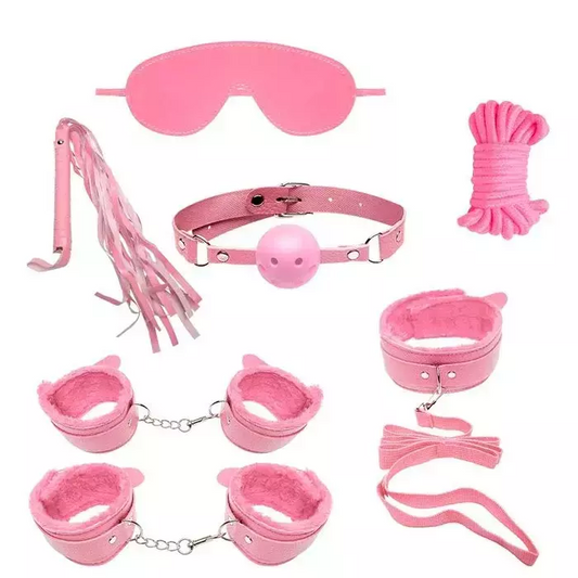 Kit Sado Erótico Bandage 3 Rosa