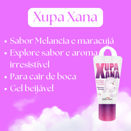 Xupa Xana Gel Beijável Feminino 15G Hot Flowers