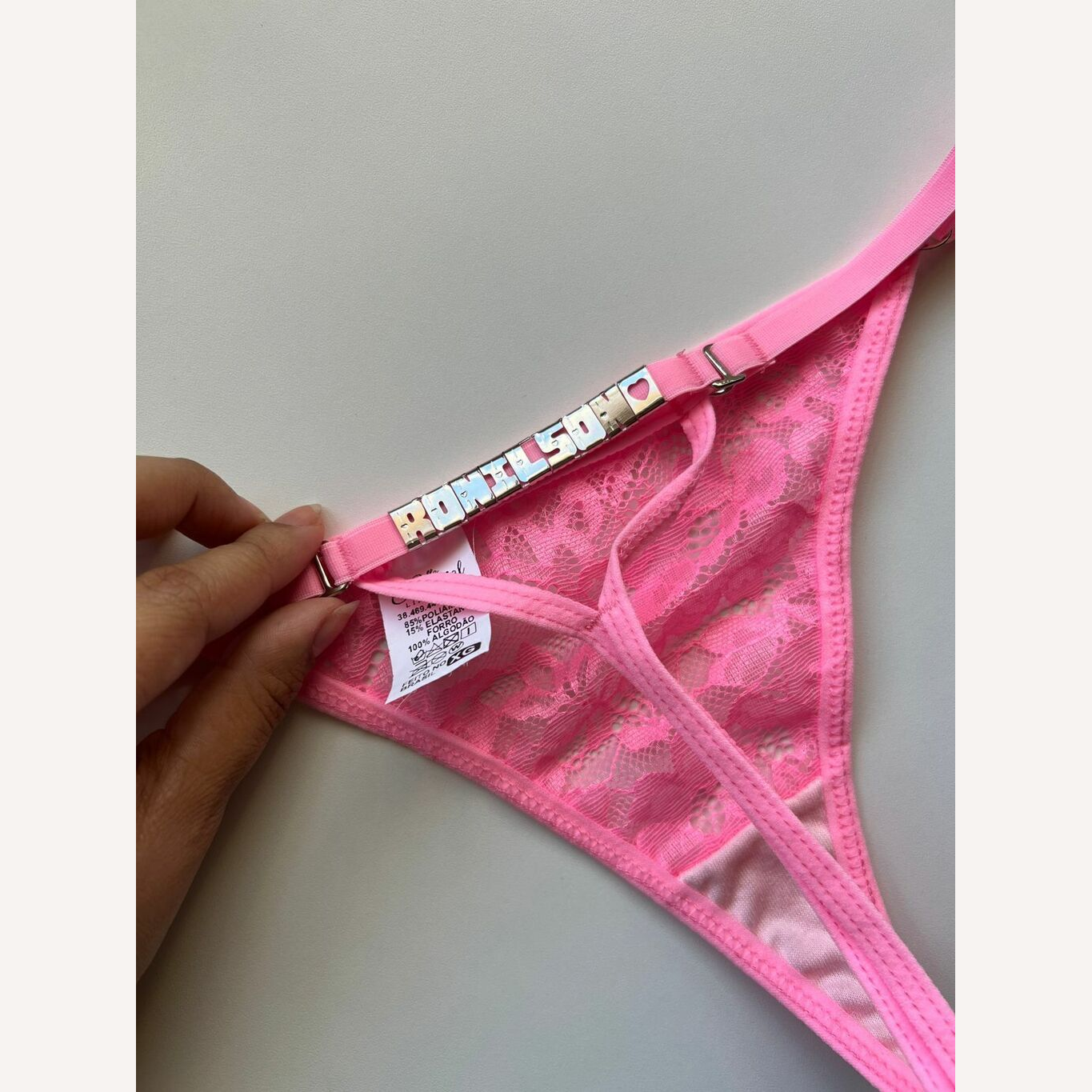 Calcinha Vegas Personalizável - Até 10 letras