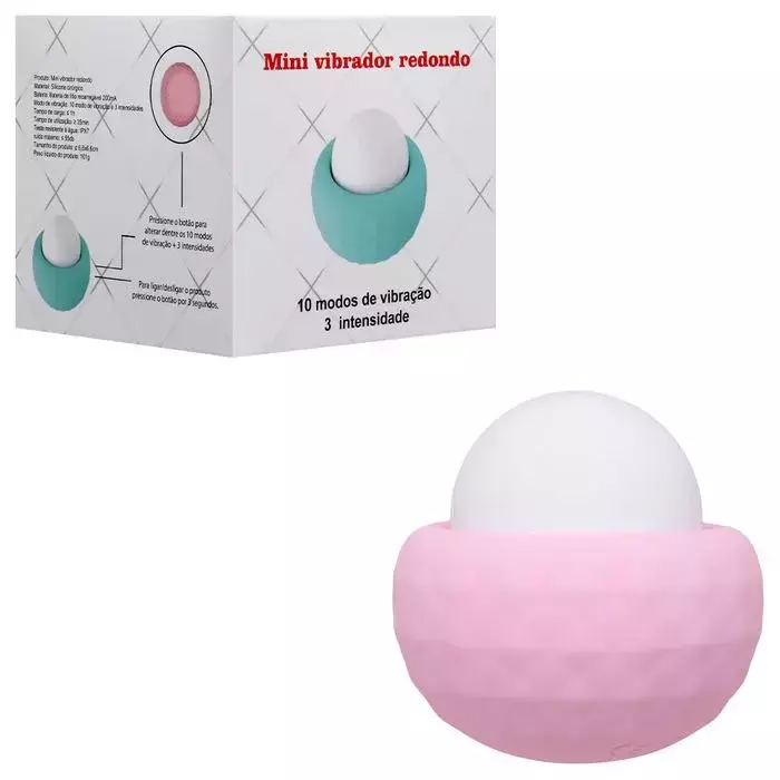 Vibrador De Clitóris Pérola 10 Modos Usb Sexy Import