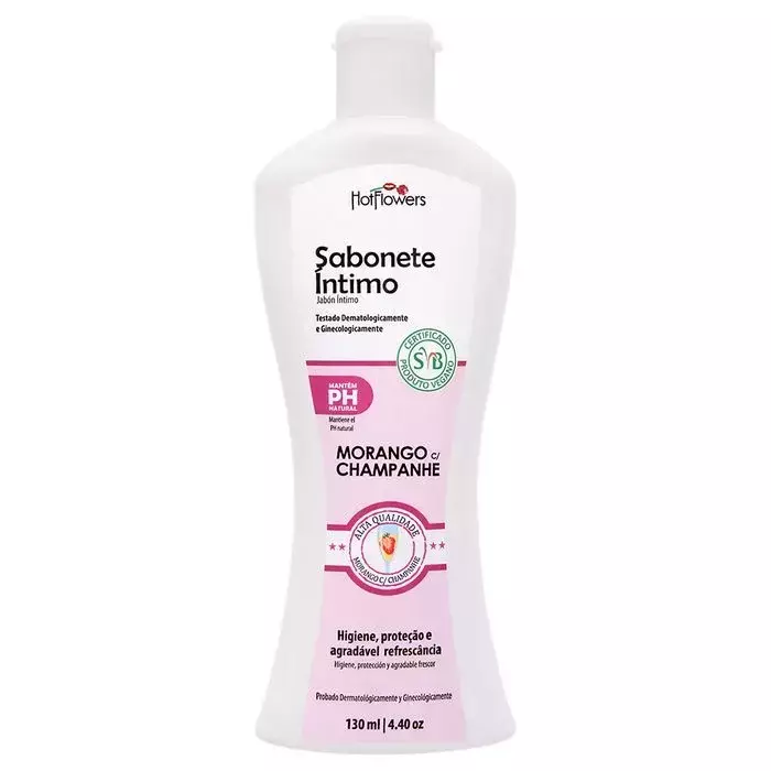 Sabonete Íntimo Líquido 130Ml Hot Flowers