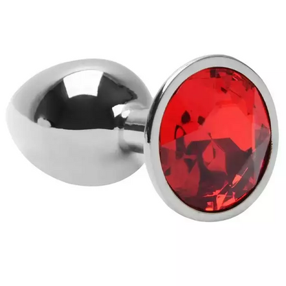 Plug Anal P redondo Metal Brilhante
