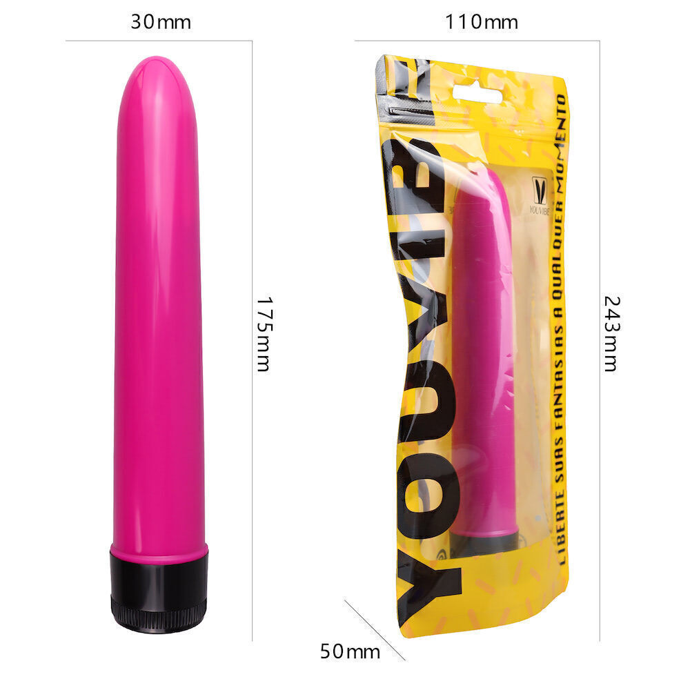 Vibrador Personal Cromado 17Cm Multivelocidade Youvibe Vipmix