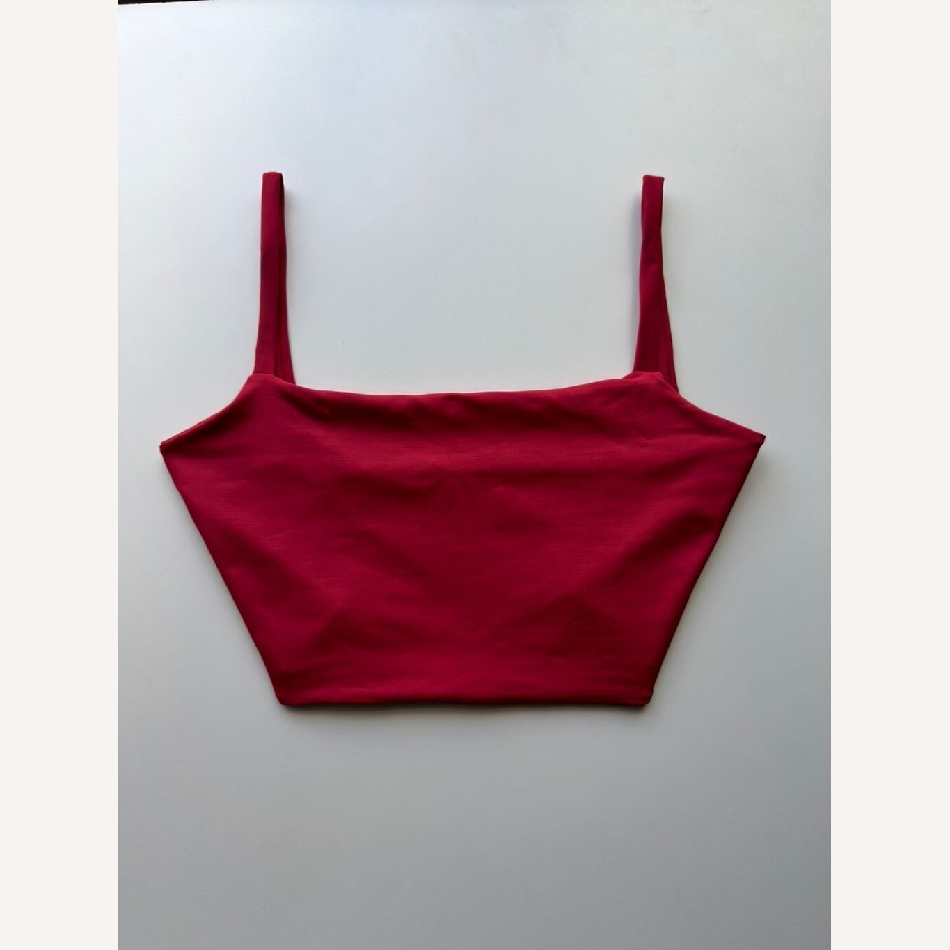 Top cropped microfibra