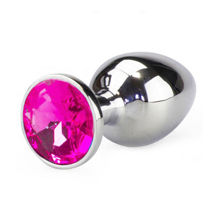 Plug Anal G redondo Metal Brilhante
