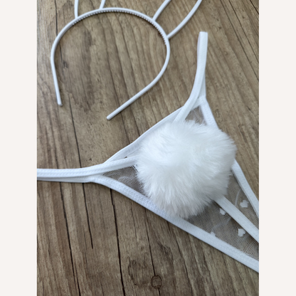 Kit Coelhinha Delícia Branco - 2 peças