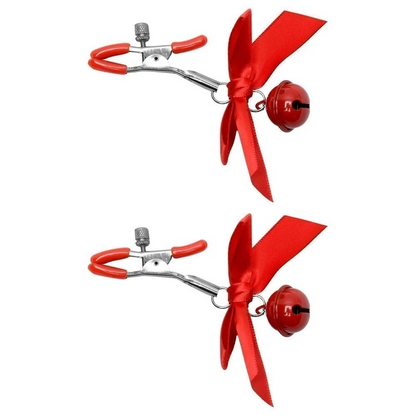 Grampos De Mamilo Com Sino E Laço Sexy Import