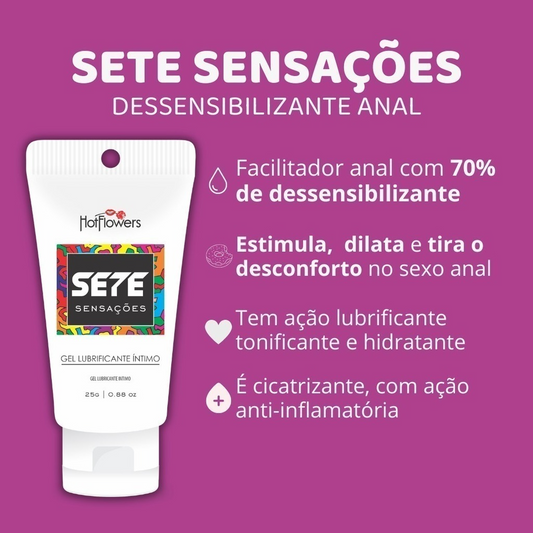 Sete Sensações Anestésico Bisnaga 25G