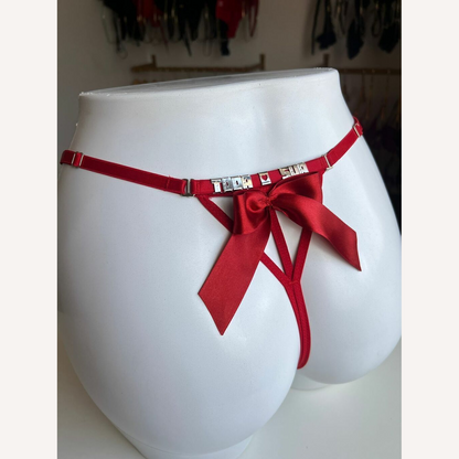 Calcinha Personalizável Laços - até 10 letras