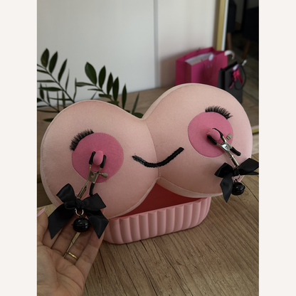 Grampos De Mamilo Com Sino E Laço Sexy Import