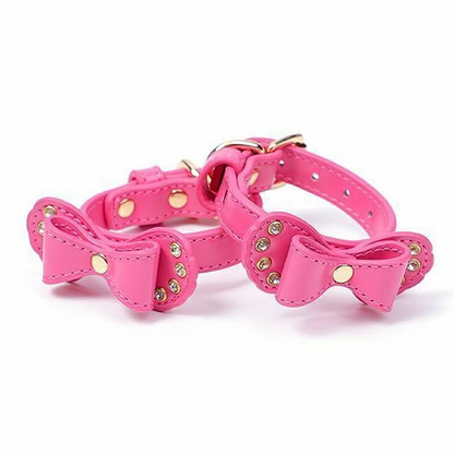Algema Laços Corrente E Fivelas Rosa Sexy Import