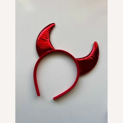Kit Diabinha Tiara + Plug P Rabo Raposa 40 cm - 2 Itens