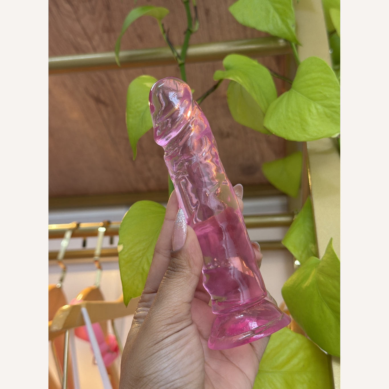 Prótese Realístico Transparente Ventosa 14,8 X 3Cm Sexy Import