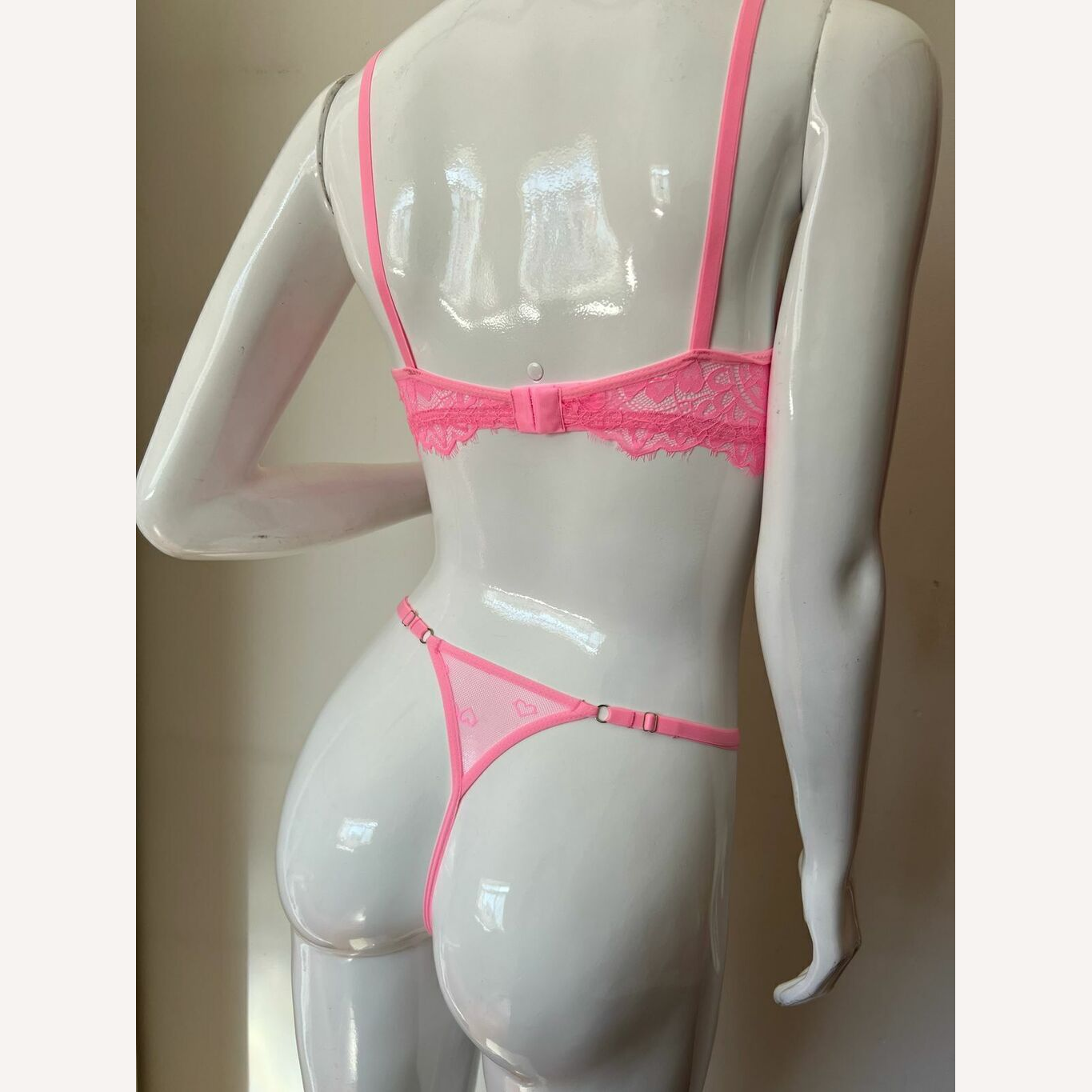 Conjunto Love Rosa Personalizável - 8 letras