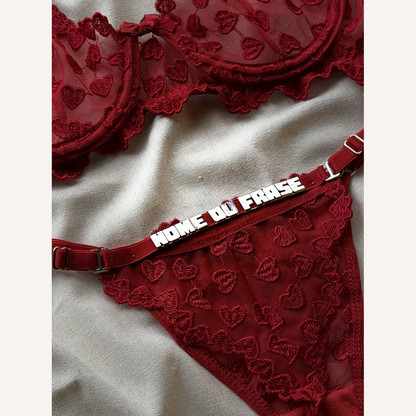 Conjunto Encanto Rubi Personalizável 15 letras