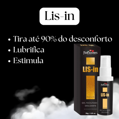 Lis-In Gold Gel Anal Facilitador 30G Hot Flowers