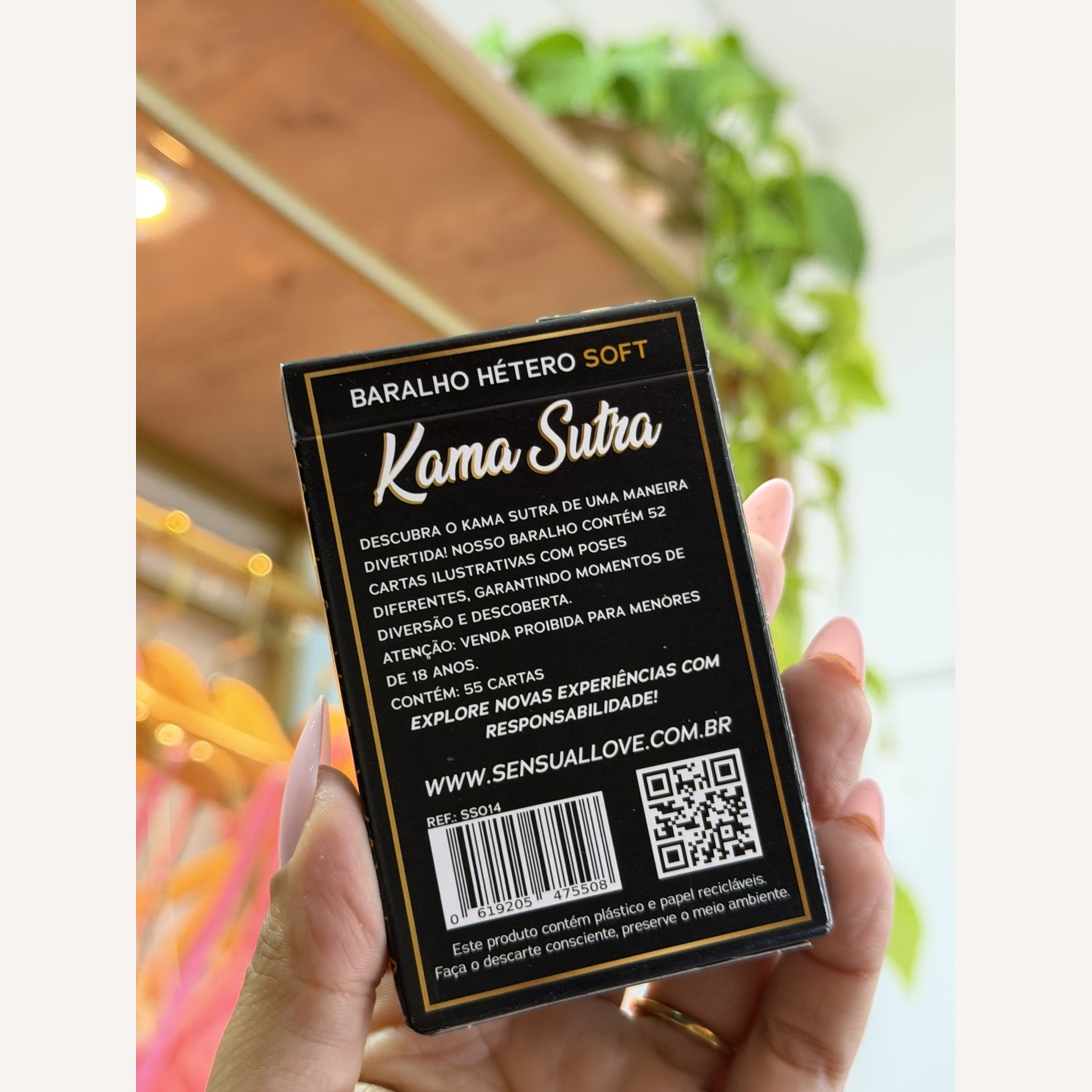 Baralho Kama Sutra Erótico Soft 55 Cartas Copag