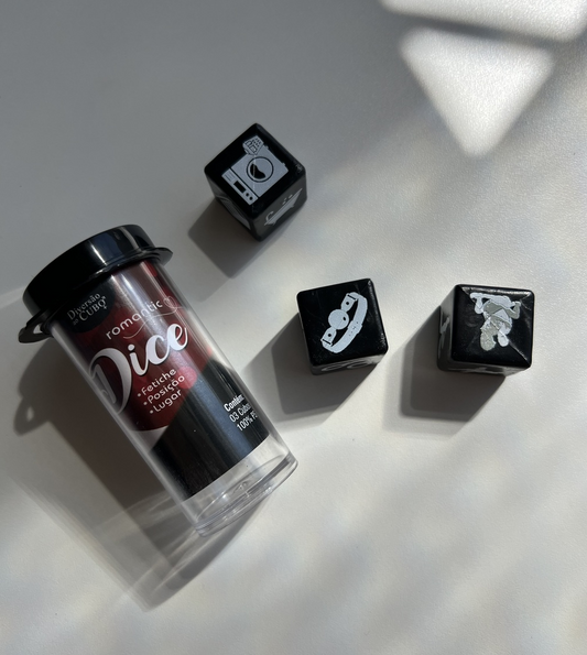 Dados Eróticos Romantic Dice 3 Unid. Diversão Ao Cubo