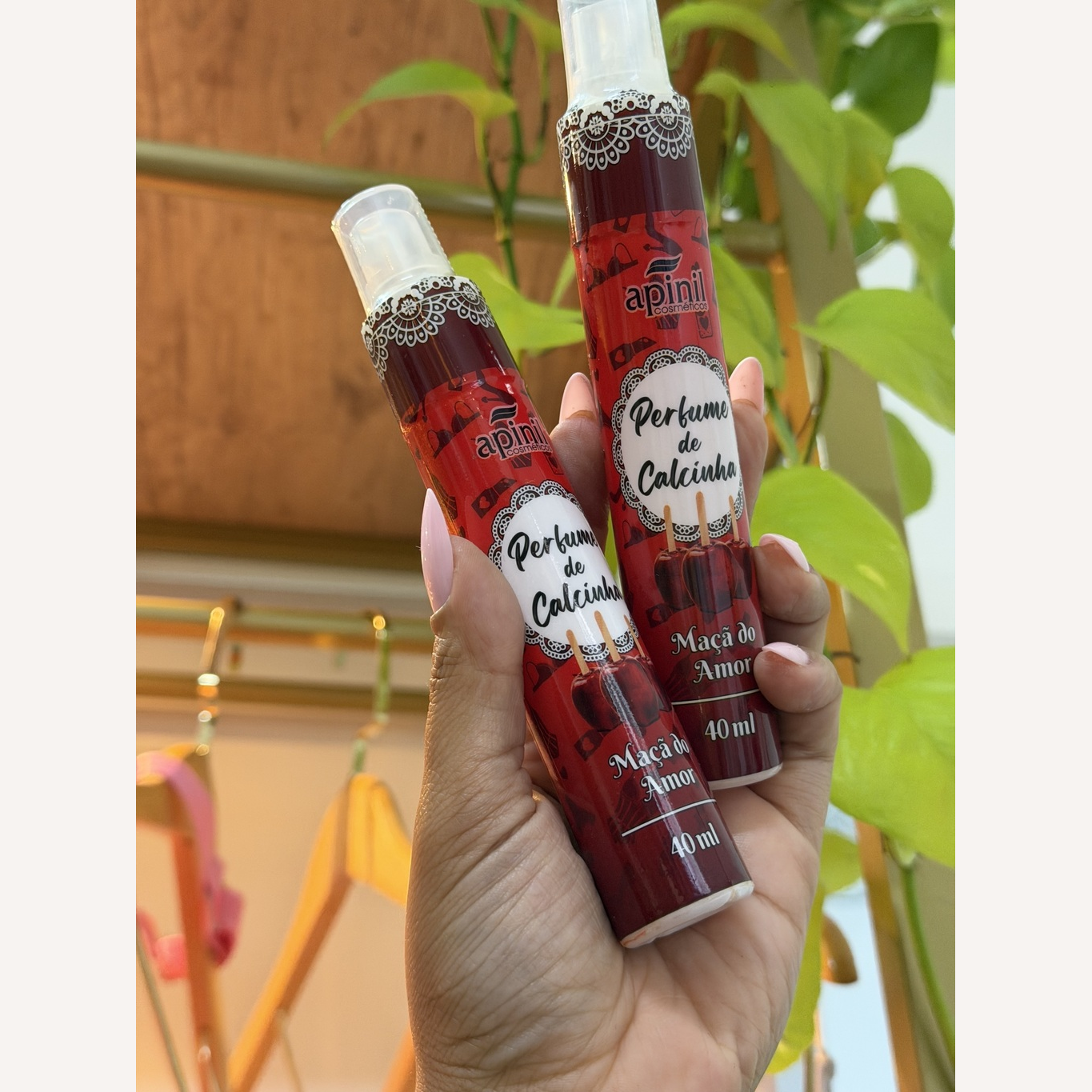 Perfume De Calcinha Maça do Amor 40ml Apinil