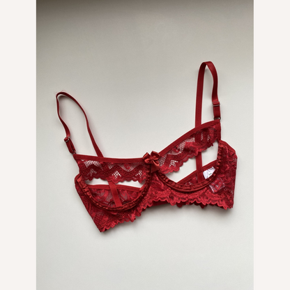 Conjunto Sedução Ardente Vermelho