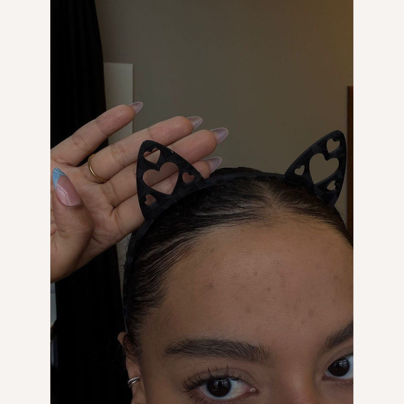 Tiara Gatinha Love Preta
