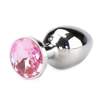 Plug Anal G redondo Metal Brilhante