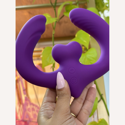 Vibrador de Ponto G e clitóris / Duplo - SI