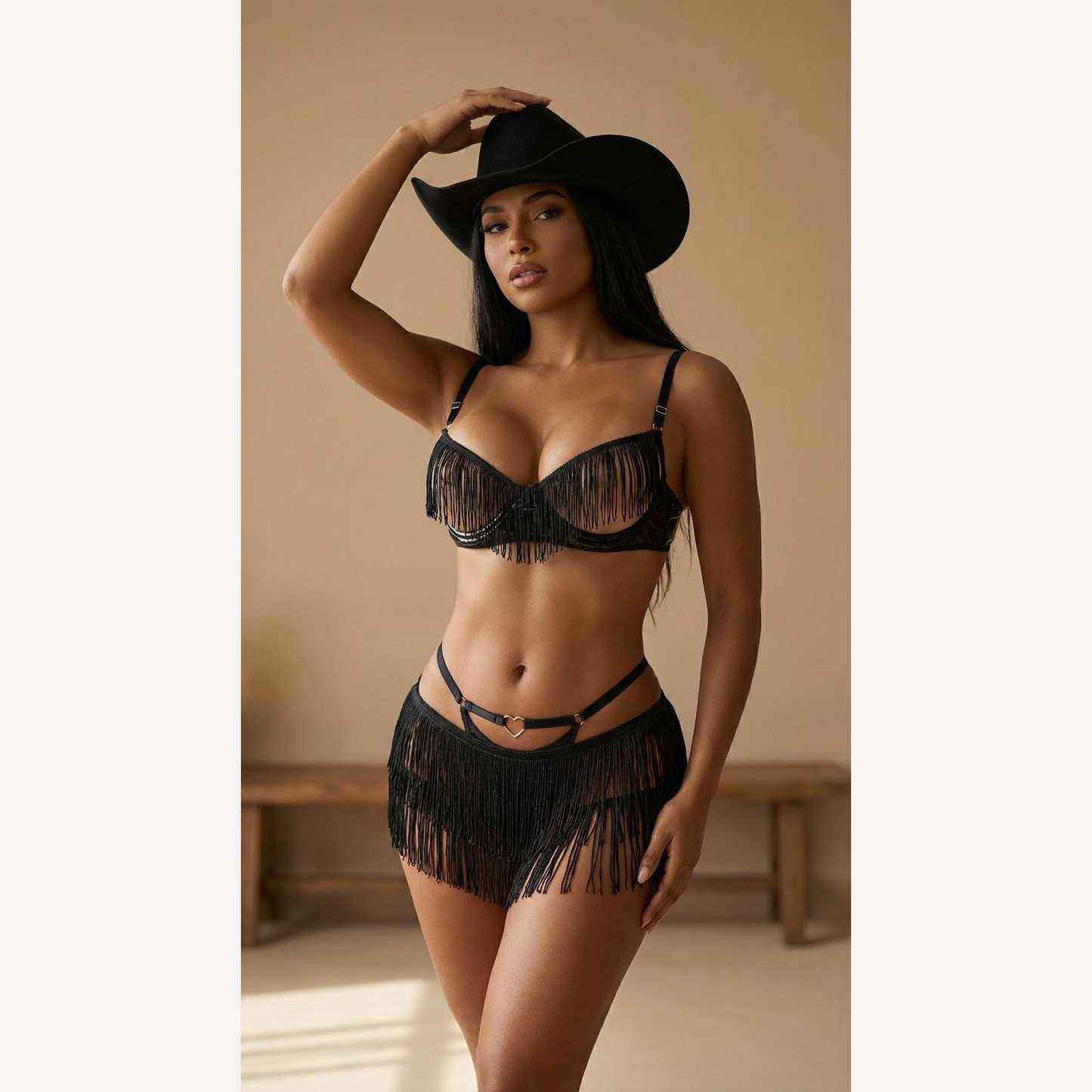 Conjunto Texas com Calcinha personalizável até 12 letras