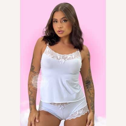 Short Doll Paixão Branco