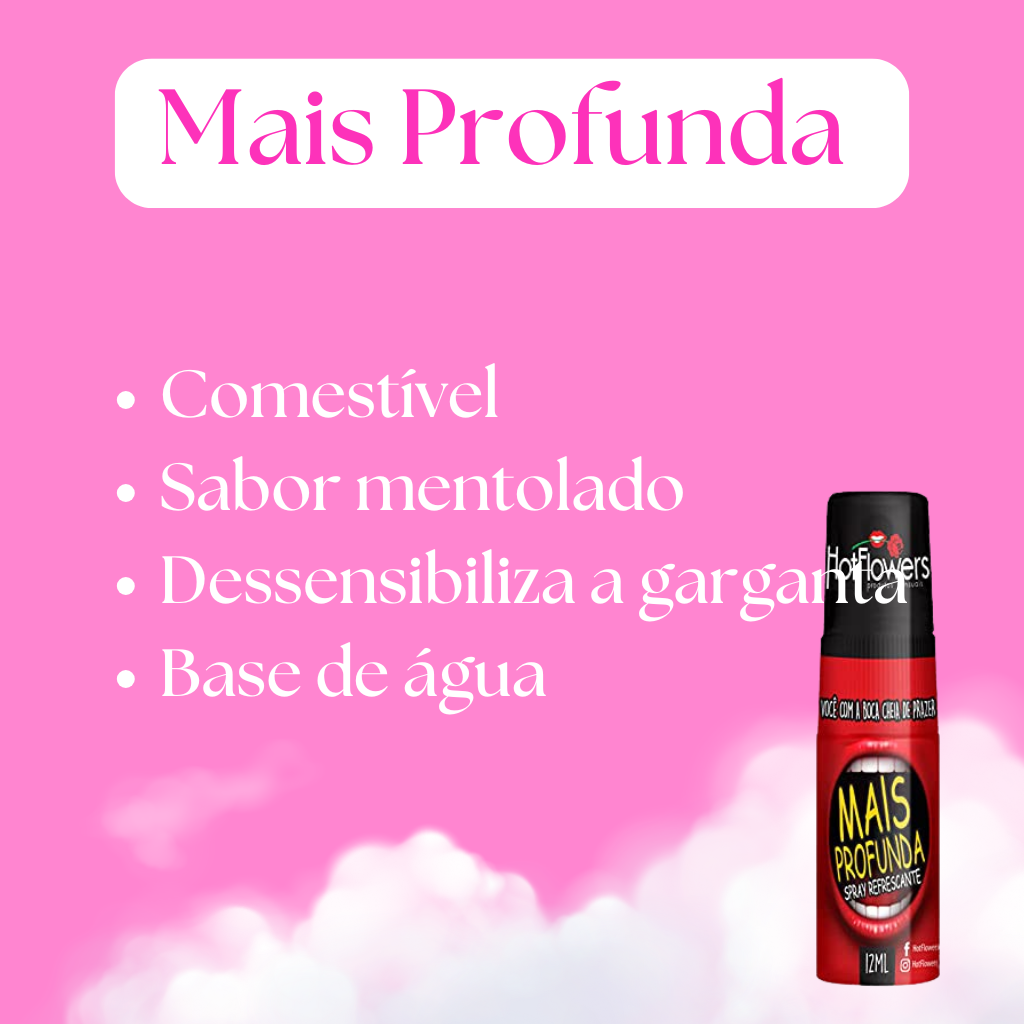 Mais Profunda Spray Refrescante 12Ml Hot Flowers